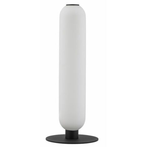 Lampada tavolo moderna lunga bianco/nero LED 8W Reality