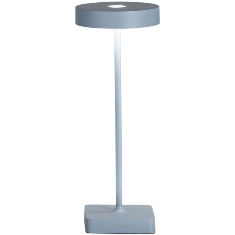 Image of Lampada tavolo senza fili LED 3W ricaricabile USB touch TAP Blu avion