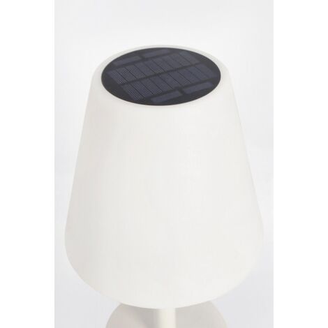 Lampada tavolo solar led Bizzotto pe bianca h36