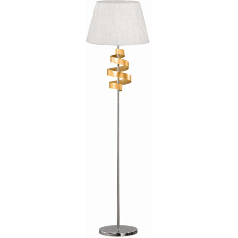 Lampada terra Candellux Denis cromata E27 168cm alta