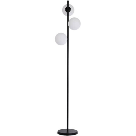 Lampada terra Dorado nera 3 luci E14 LightPrestige