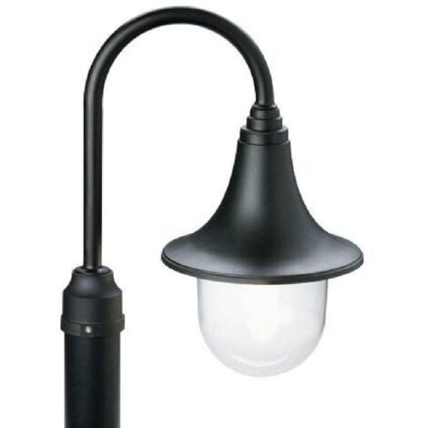 Lampada Testa Palo Lampara Illuminazione Esterno 60 mm E27 Nero Marine Sovil
