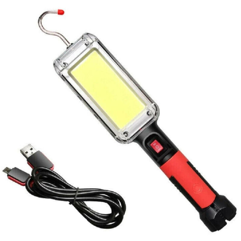 Lampada Torcia Lavoro Base Calamitata Portatile 20w Led Ricaricabile 8859-b - - Trade Shop Traesio