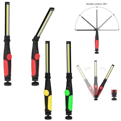 RICARICABILE PIEGHEVOLE SLIM Ispezione Lampada 12 1 SMD LED