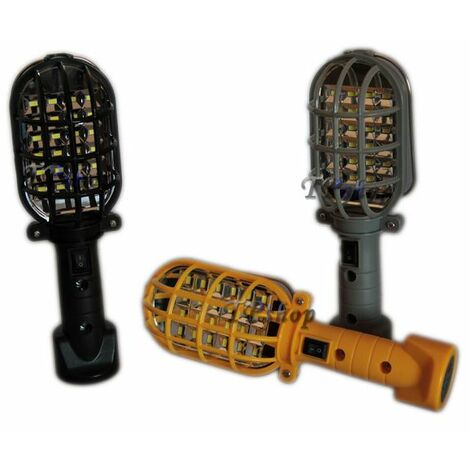 LAMPADA TORCIA LAVORO CALAMITATA CON GANCIO  24 LED SMD DA LAVORO BL-T97