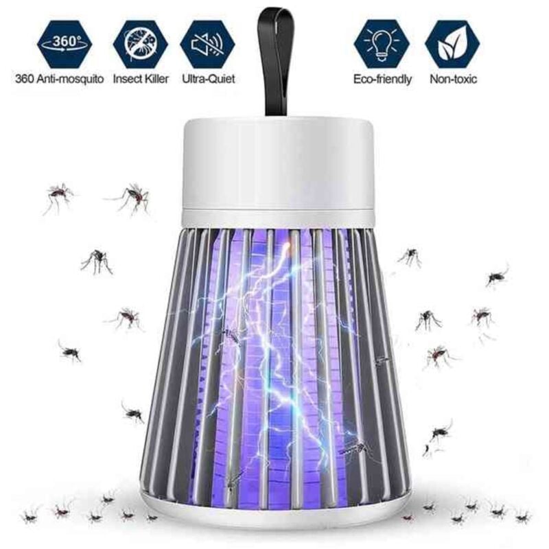 Dispositivo Lampada Antizanzare Mosquito Killing Lamp Yg-002 Insetticida - Bianco