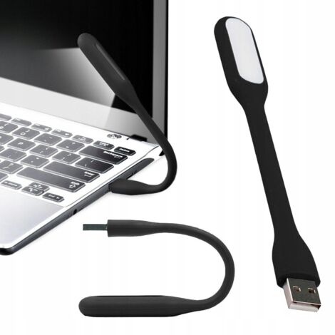 LAMPADA USB 6 LED NERA (1000) GABA