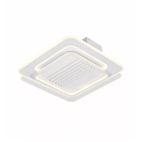 LEDVANCE lampada ventilatore da soffitto "grill square" con griglia quadrata bianco 55w