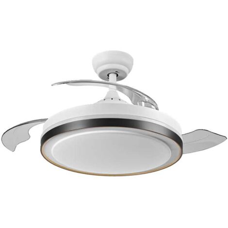 lampada ventilatore da soffitto osram "retractable" bianco 66w