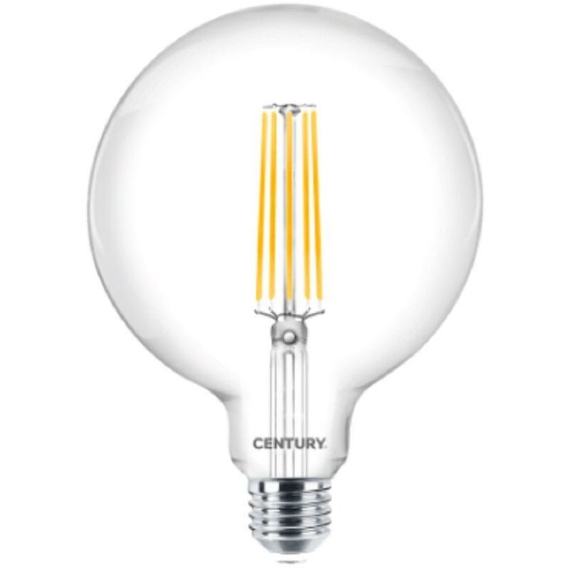 Image of Lampada filamento led incanto globo chiara g125 - 12w - e27 -2700k ing125-122727 - Century