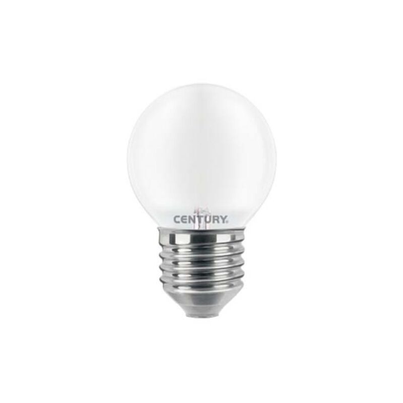 Image of Lampada wire led sfera incanto saten century fredda volt 230 watt 4 lumen 470 e27 (5 pezzi) Century