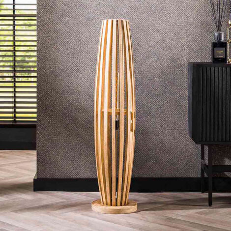 Lampadaire 22x22x105 cm en manguier massif naturel