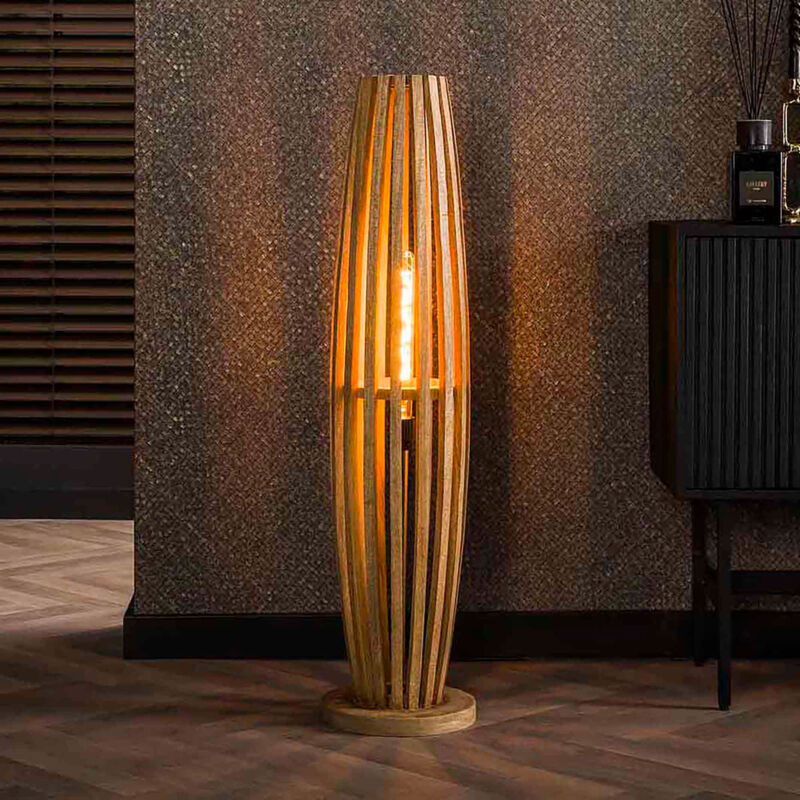 M&s - Lampadaire 22x22x105 cm en manguier massif naturel - amp M&s - Lampadaire 22x22x105 cm en manguier massif naturel - amp