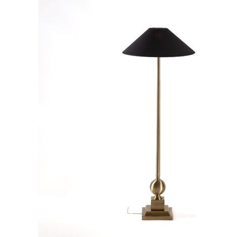 Lampadaire 23x23x128 Métal Doré sans abat-jour