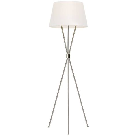 Lampadaire à 1 ampoule Elstead Penny, nickel poli, E27