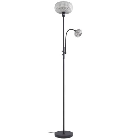 Lampadaire 'Aliette' en métal pour salon & salle à manger