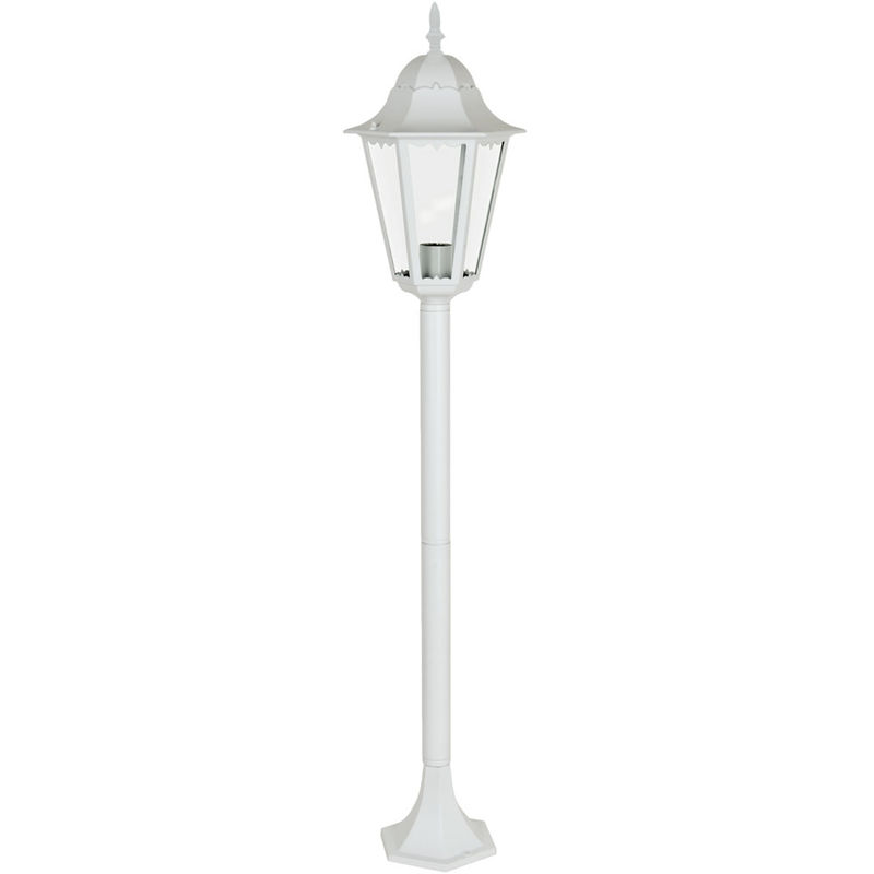 Alu stand lampadaire allée de jardin éclairage extérieur lanterne lampe de terrasse blanc Harms 103219