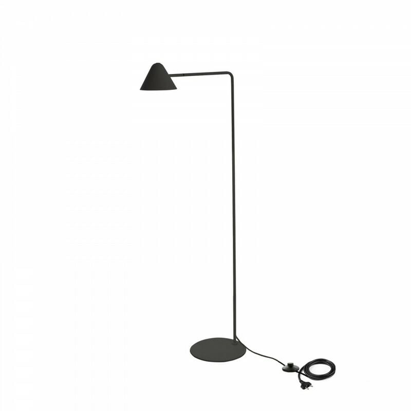 Webmarketpoint - Lampada de sol led Antares en métal noir sts 25cm x 45.5cm h. 129.5cm