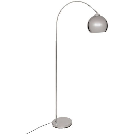 Lampadaire arc secteur Floris argent H177cm - Atmosphera créateur d'intérieur