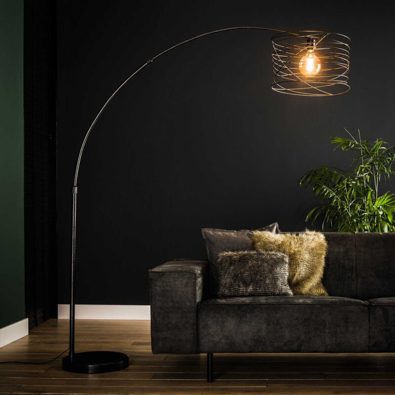 M&s - Lampadaire avec abat-jour spirale 45x192 cm en métal - spira M&s - Lampadaire avec abat-jour spirale 45x192 cm en métal - spira