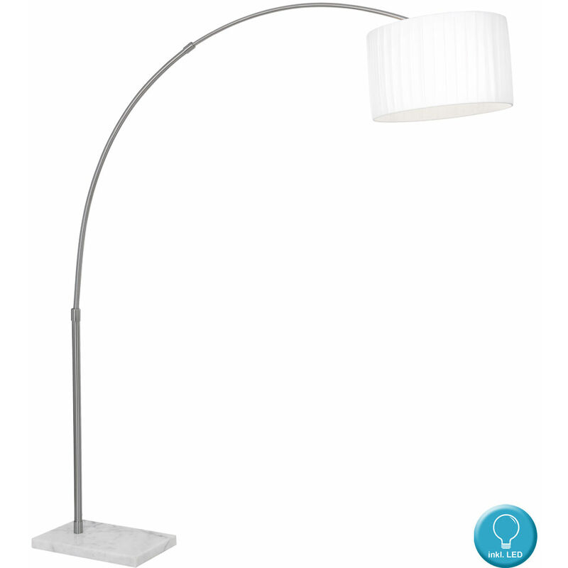 Lampadaire LED 8 watts lampe de lecture base en marbre lampe télescopique lampadaire lampadaire