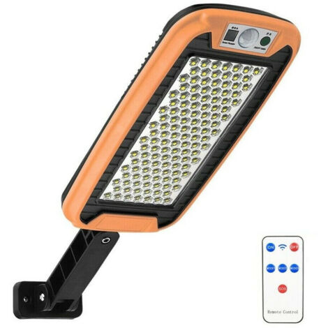 Lampadaire Avec Panneau Solaire Et Capteur De Télécommande 124 Led 8019d