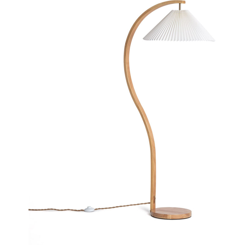 Lampadaire Bois Luanda Blanc Lampadaire Bois Luanda Blanc