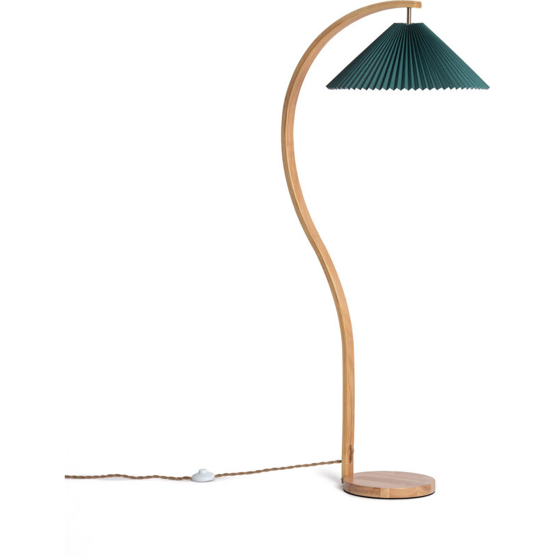Lampadaire Bois Luanda Vert Lampadaire Bois Luanda Vert