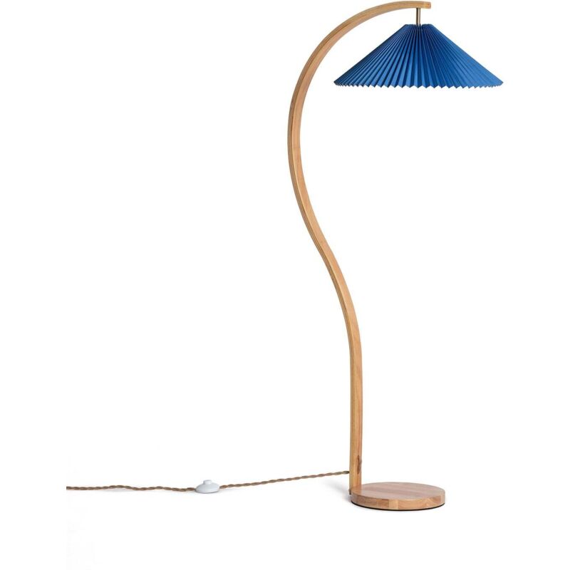 Lampadaire Bois Luanda Bleu foncé Lampadaire Bois Luanda Bleu foncé