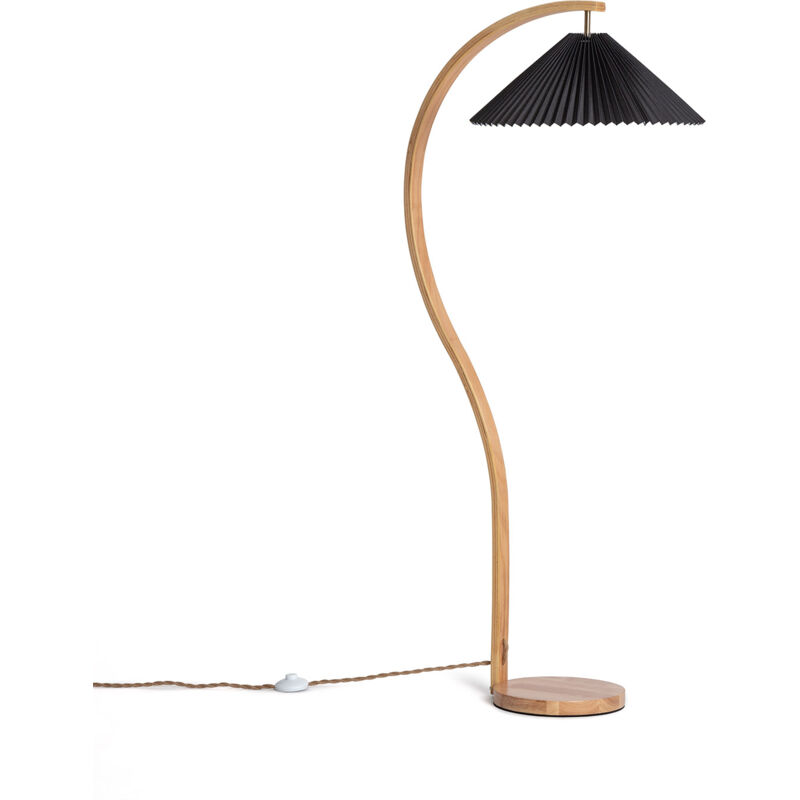 Lampadaire Bois Luanda Noir
