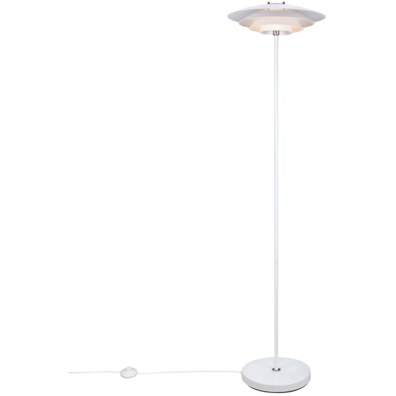 Lampadaire bretagne Métal Blanc, H.150 - IP20 - G9 / Nordlux Intérieur