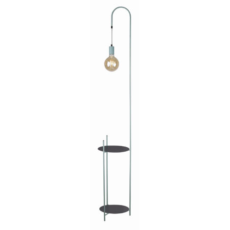 Lampadaire Candellux WALK vert/noir avec table E27 178cm