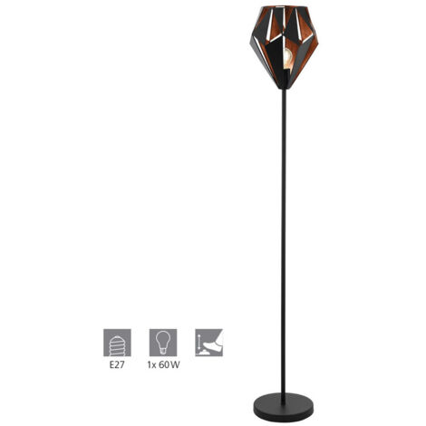 Lampadaire Carlton 1 - Noir