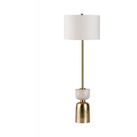 Lampadaire Cirus 225 - Or et blanc