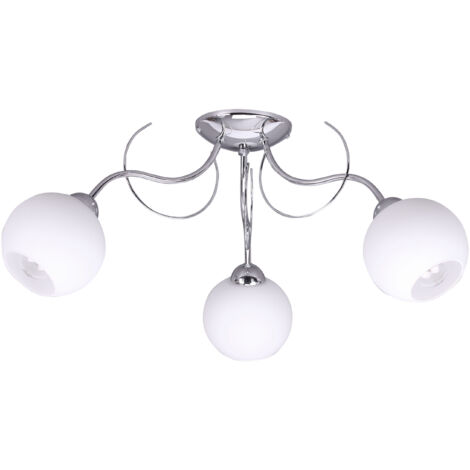 LAMPADAIRE CLASSIQUE AVEC ABAT-JOUR LED EN VERRE