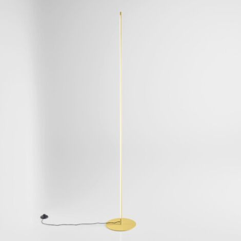 Lampadaire classique led gea luce ebony pt febpio, dimmable en aluminium et silicone