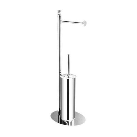 Lampadaire colonne toilette brushholder base ovale