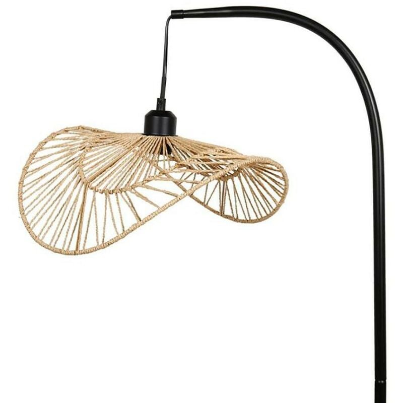 Lampadaire corde métal Ozana naturelle H150