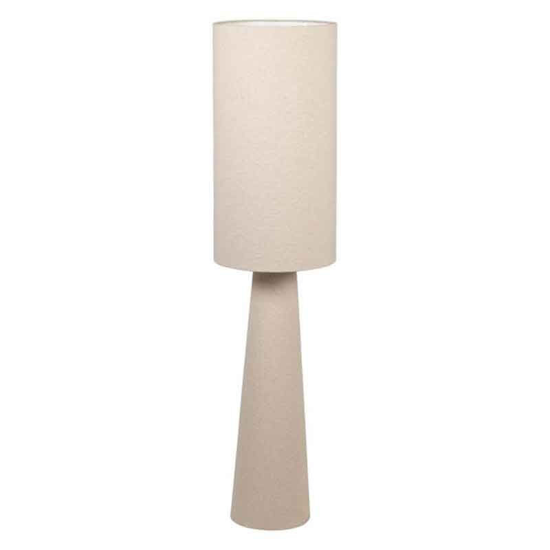 Lampadaire crème coton 30x130cm