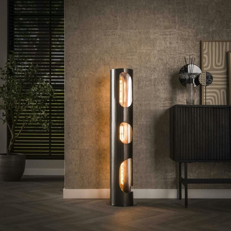 Lampadaire cylindrique ouvert h 111 cm ralf
