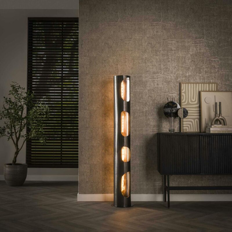 Lampadaire cylindrique ouvert h 145 cm ralf