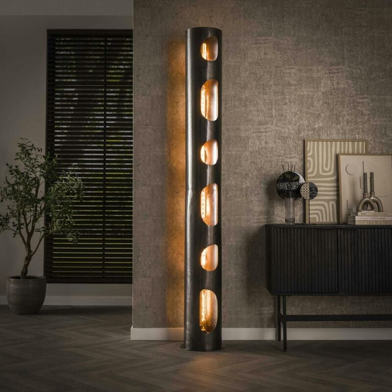 Lampadaire cylindrique ouvert h 212 cm ralf