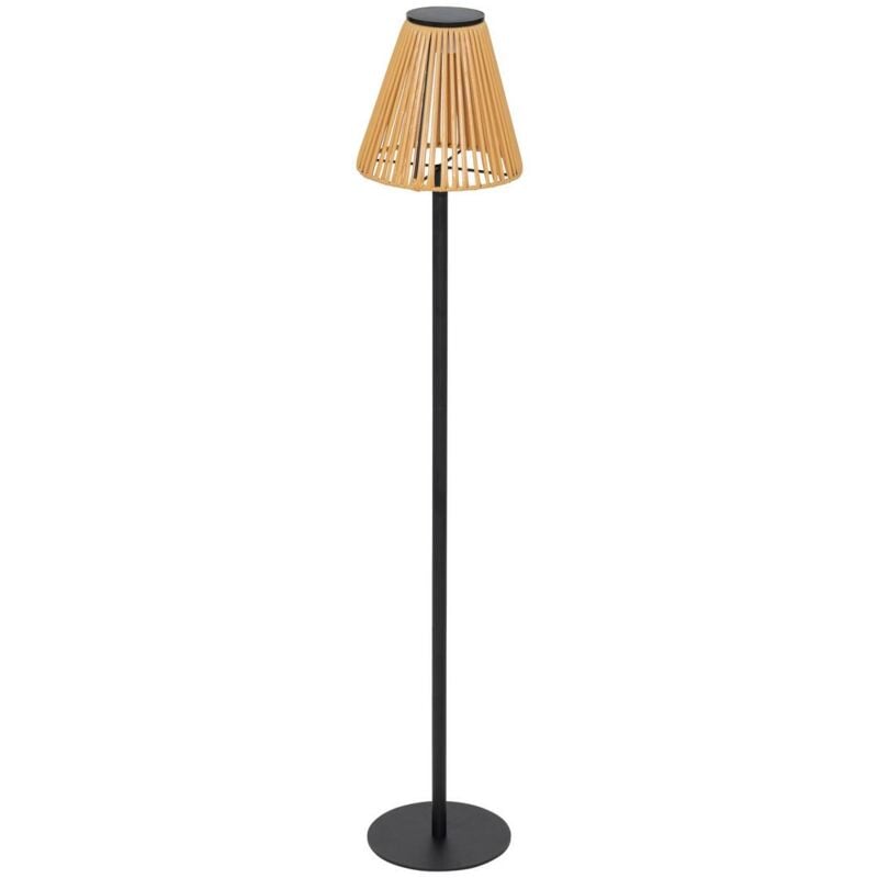 Lampadaire d extérieur solaire et usb Kessy beige H108cm Atmosphera créateur d'intérieur
