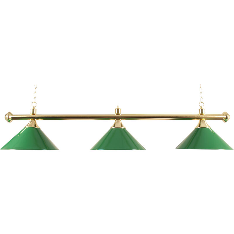 Lampadaire de billard avec trois abat-jour, g - Groen