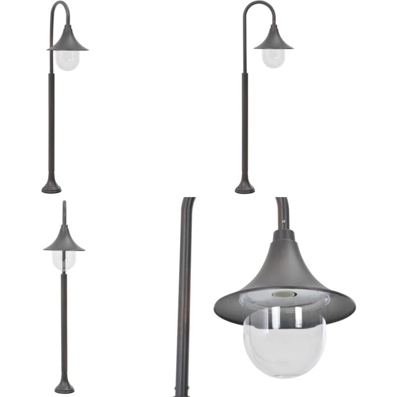 Lampadaire de jardin E27 120 cm Aluminium Bronze - lampe de jardin à piquet - lampes de jardin à piquet - Home & Living - Brun