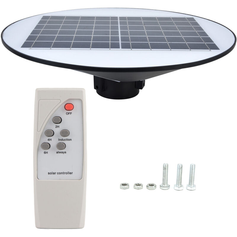 Lampadaire de Jardin, lampadaire à 3 têtes, Lampe Solaire étanche Ronde, actionnée par la lumière pour Les Mariages pour la Cour pour Les terrasses