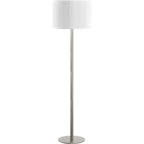 Lampadaire de salon OVAL E27 42W Nickel satin