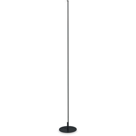 Lampadaire décoratif LED intégré noir, 3000K