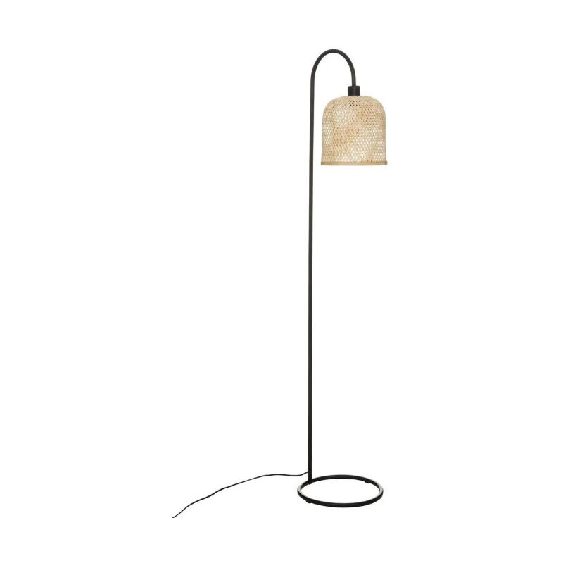 Lampadaire Design 'Alicante' 159cm Beige & Noir
