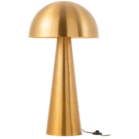 Lampadaire Design "Champignon" 95cm Or Mat